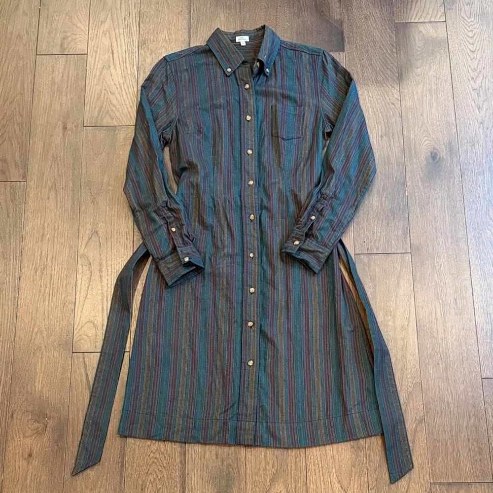 L.L. Bean Women’s Striped Long Sleeve Dress Size 4 - C16-007